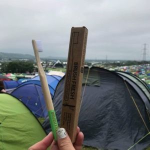 BrushFresh Bamboo Eco Friendly Toothbrushes - as seen at Glastonbury!