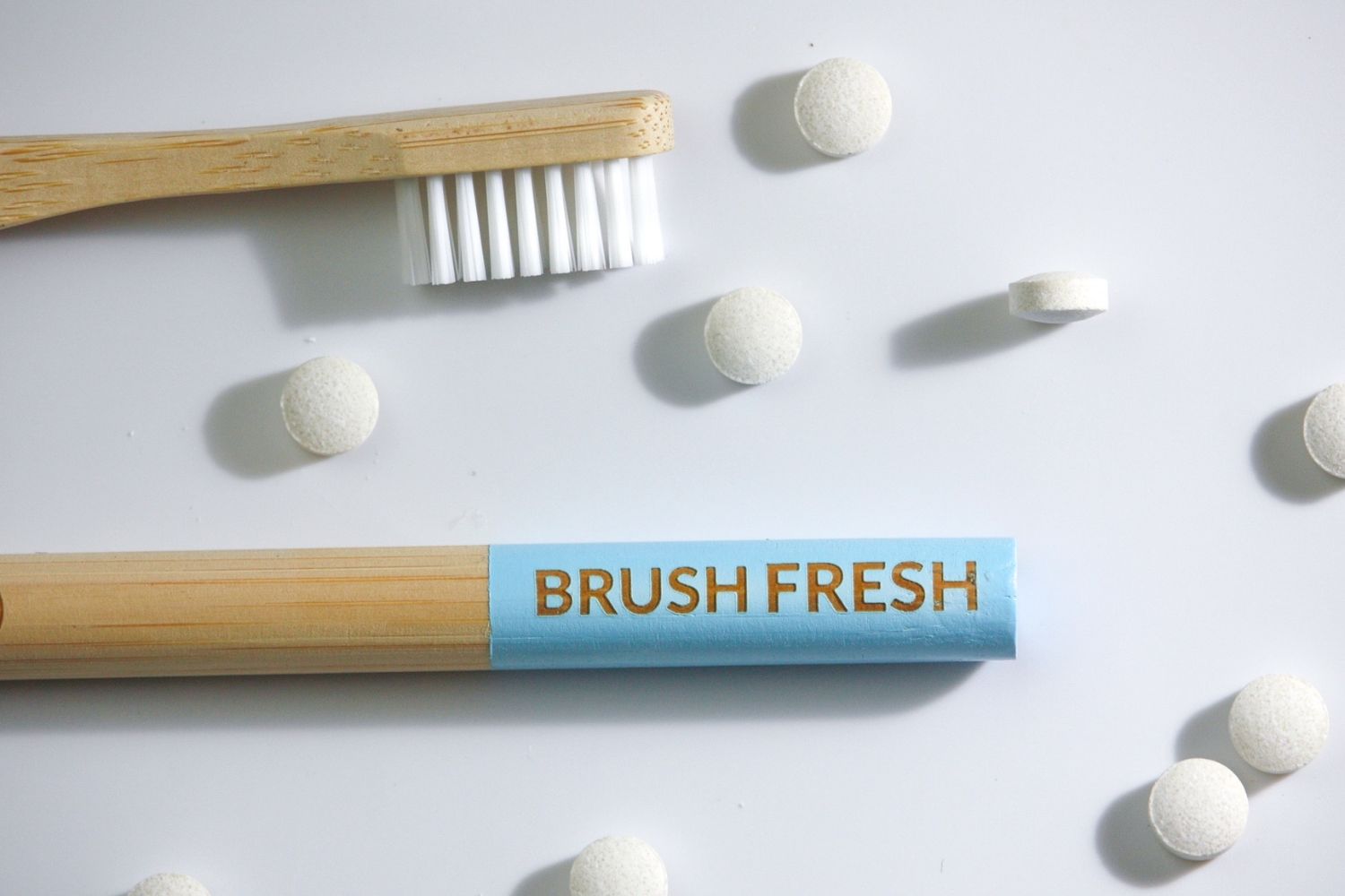Bamboo Toothbrush and Toothpaste Tablets