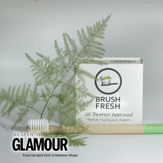 Bamboo Toothbrush and Toothpaste Bundle